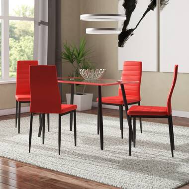 Orren Ellis Linette 5 Piece Dining Set Reviews Wayfair